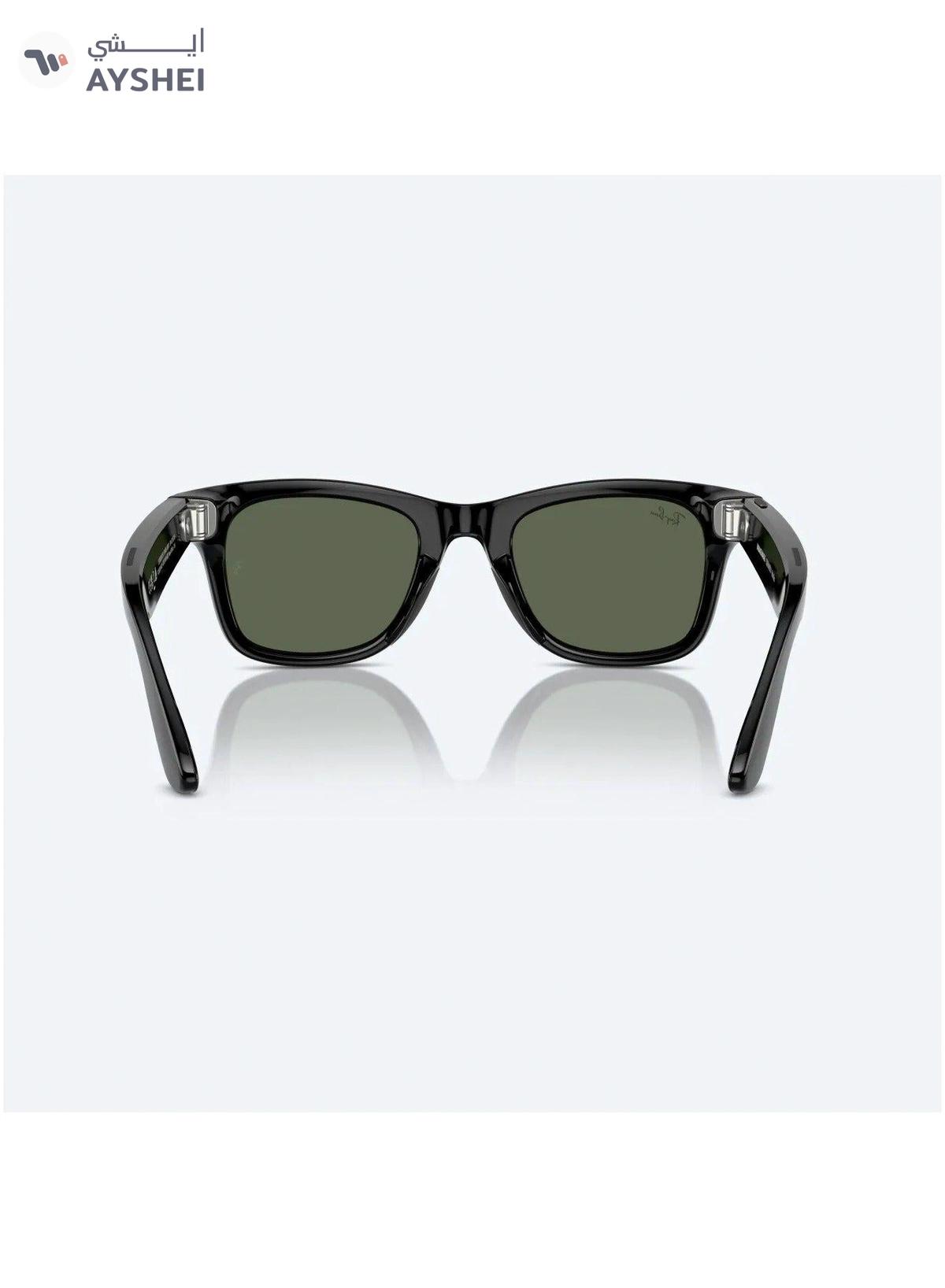 Ray Ban Wayfarer RW4006 Shiny Black Frames With G15 Green Classic Lenses Direct To Social Camera -0-portrait