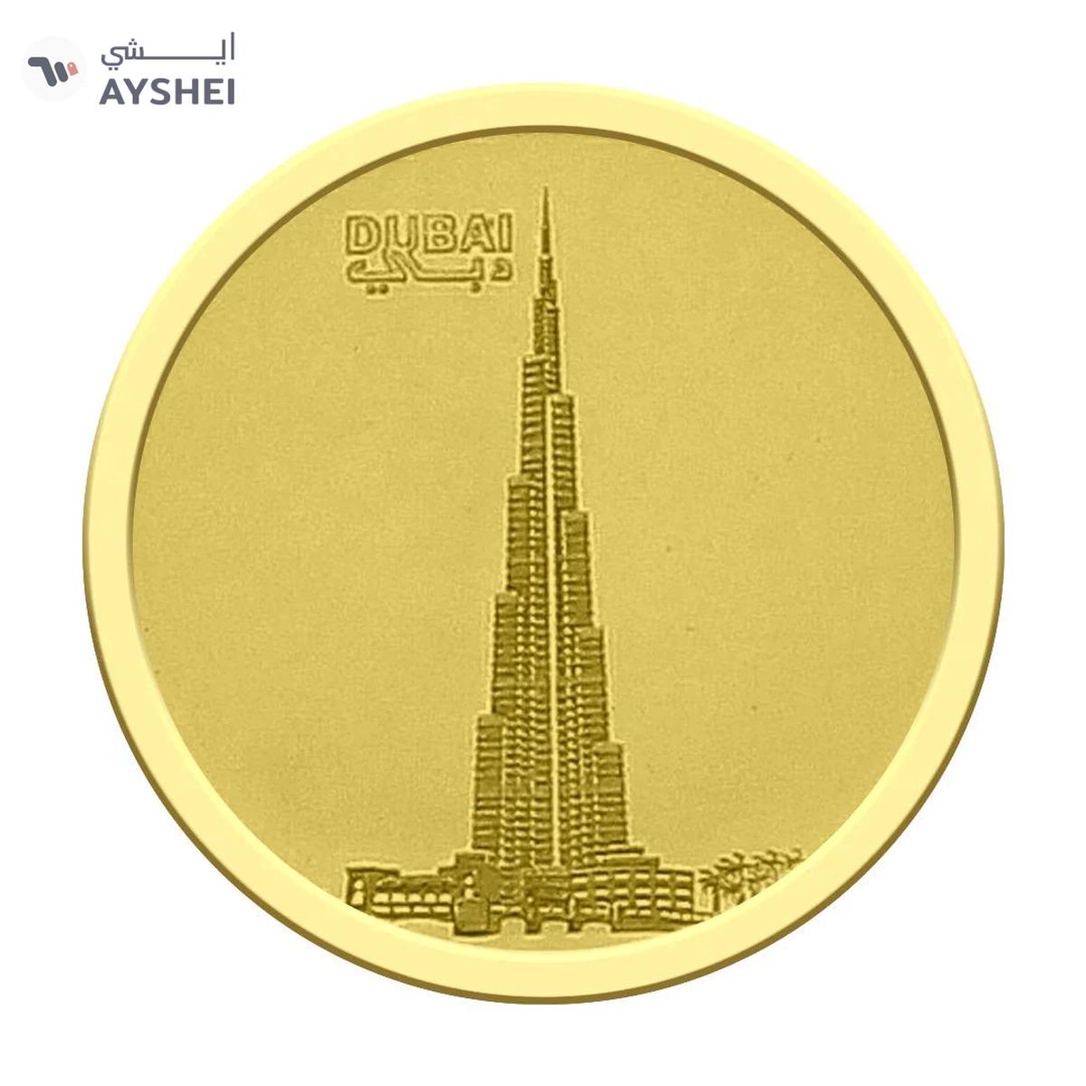 Collectable Emirates Minting Burj Khalifa 1 Gram Gold Coin 999.9 Purity-0-portrait
