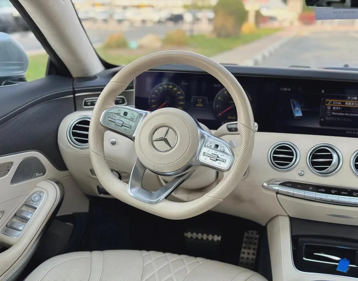 BENZ S560 | 2018 | BEIGE INTERIOR | MINT CONDIOTION | 18000KM ONLY-18-18
