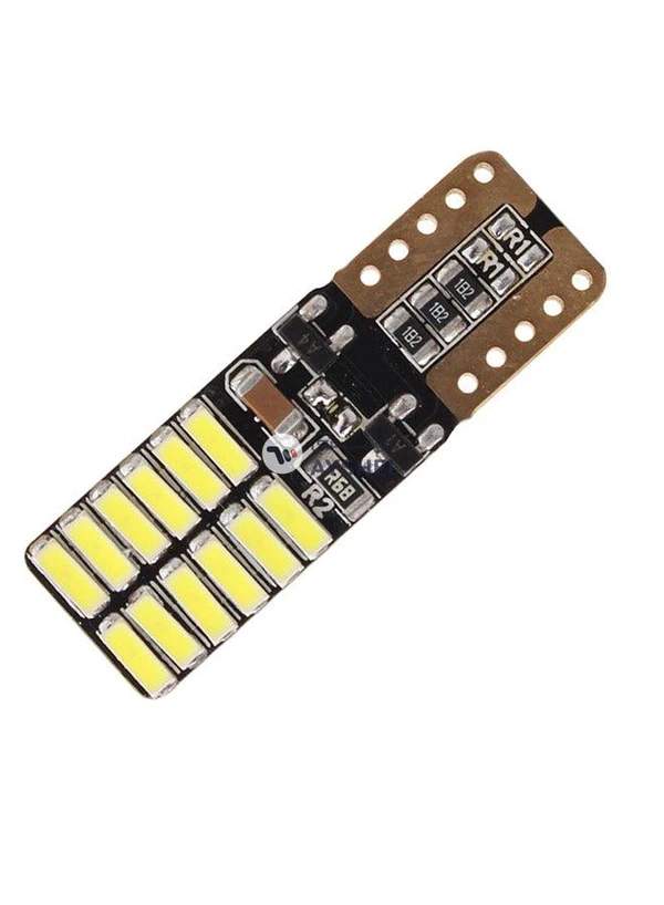 Generic 2-Piece T10 4.8W 720LM 24 SMD 4014 LED Error-Free Canbus Car Clearance Lights