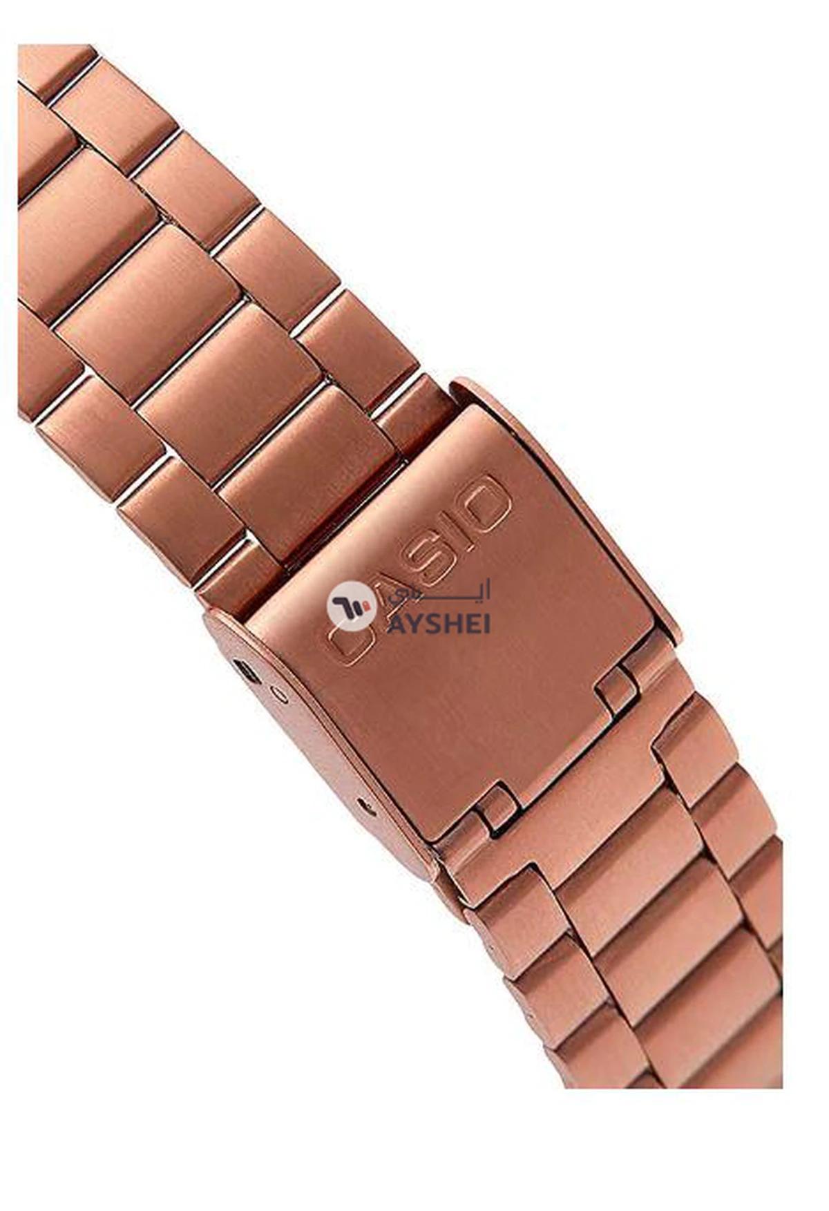 CASIO Women's Water Resistant Stainless Steel Digital Watch B640WC-5ADF - 35 mm - Rose Gold-1-portrait