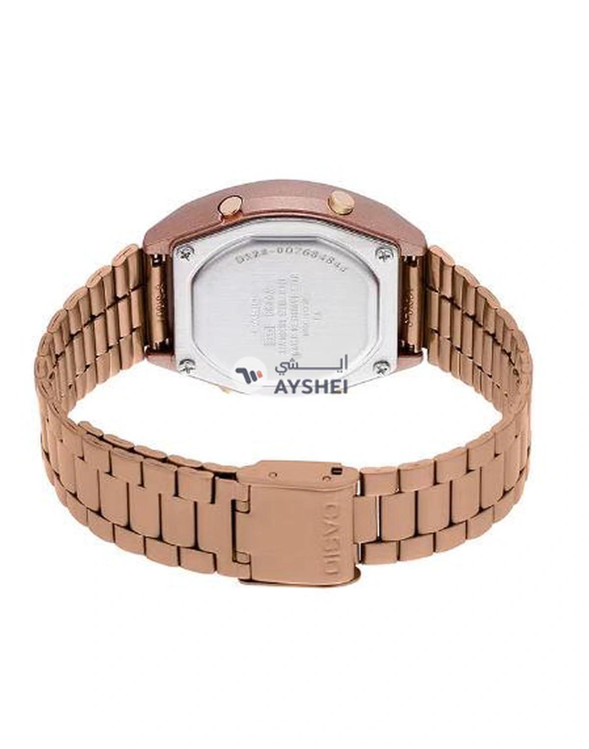 CASIO Women's Water Resistant Stainless Steel Digital Watch B640WC-5ADF - 35 mm - Rose Gold-4-4