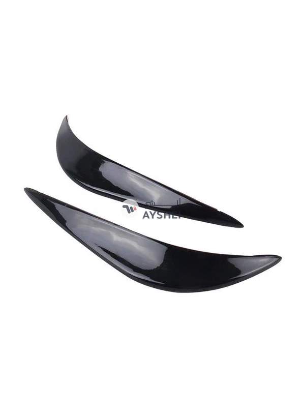 Generic 2-Piece Car Body Carbon Fiber Bumper Protective Sticker
