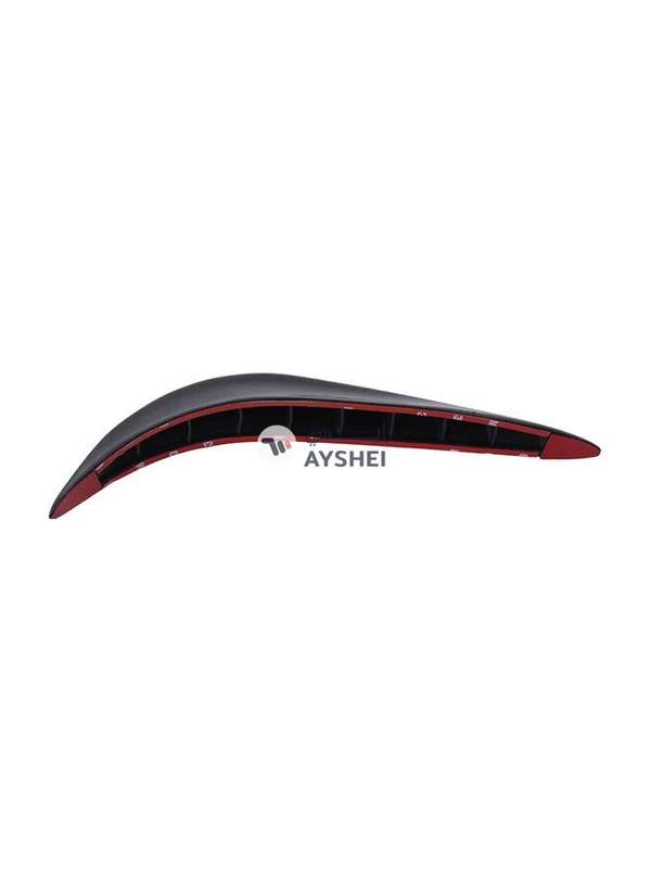 Generic 2-Piece Car Body Carbon Fiber Bumper Protective Sticker