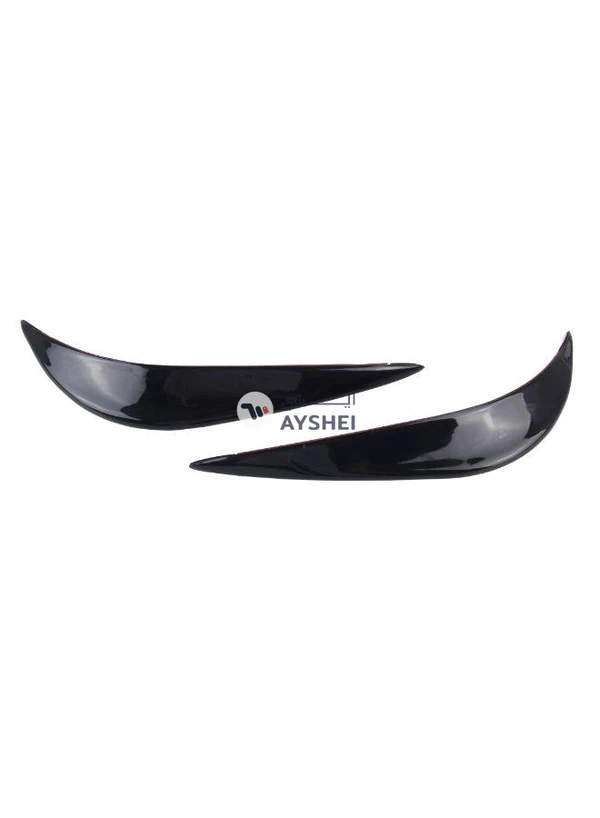 Generic 2-Piece Car Body Carbon Fiber Bumper Protective Sticker