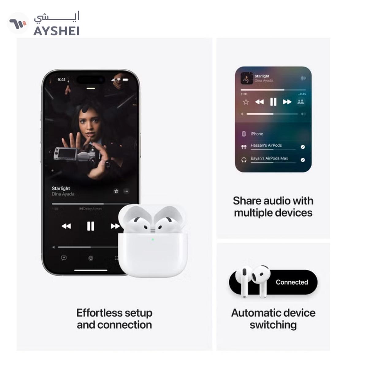 Apple AirPods 4 ANC Wireless Earbuds-5-5