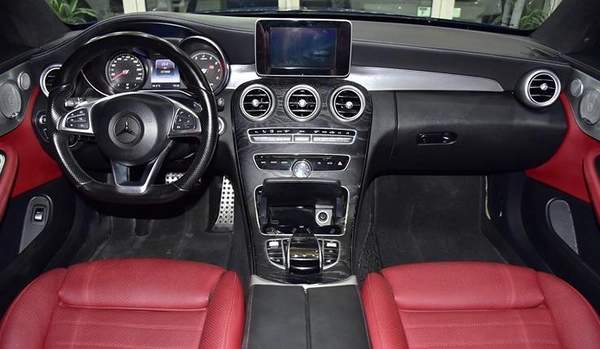 Mercedes Benz C300 Coupe ( 2016 Model ) in Blue Color GCC Specs