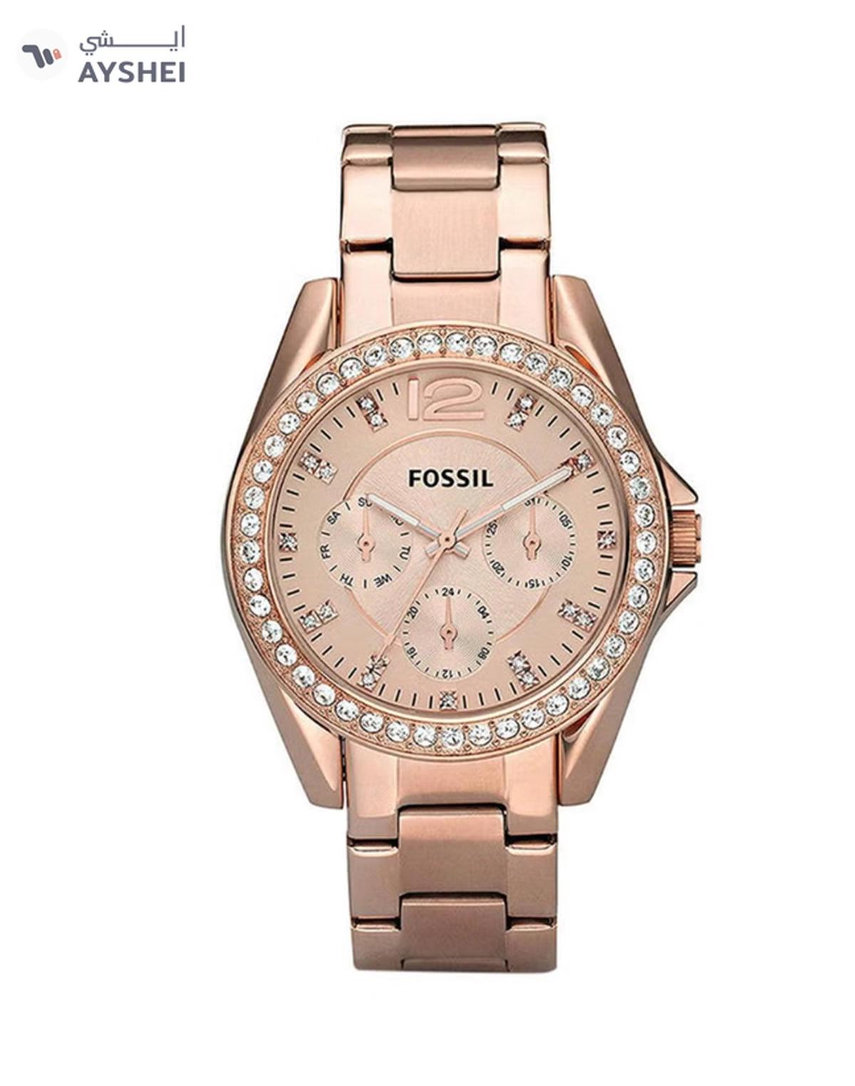Fossil Women's Stainless Steel Analog Quartz Watch ES2811 - 38 mm-0-portrait
