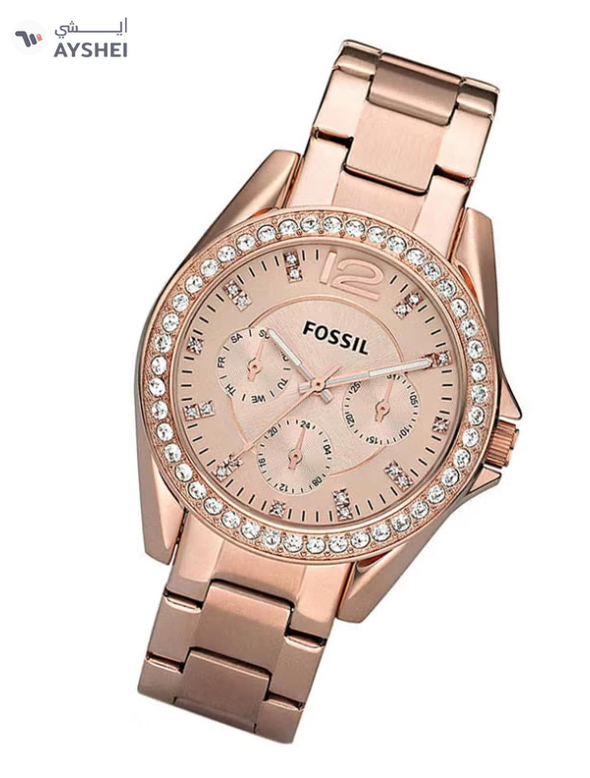 Fossil Women's Stainless Steel Analog Quartz Watch ES2811 - 38 mm-5-5