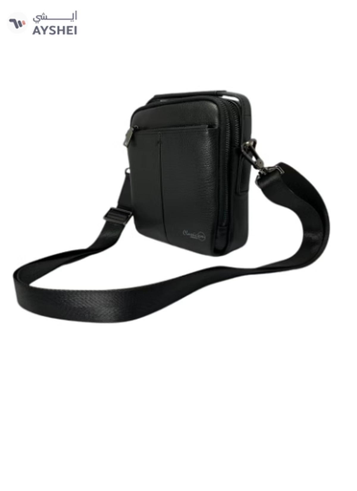 Classic Milano Men's Shoulder Bag Leather Crossbody Bag for Men Side Bag Sling Bag Small-1-1
