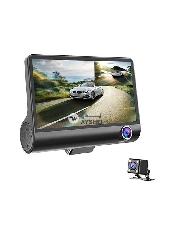 Generic 3-Way Lens 4-Inch Car DVR Camera