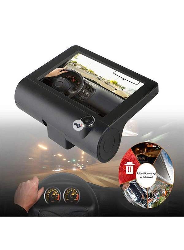 Generic 3-Way Lens 4-Inch Car DVR Camera