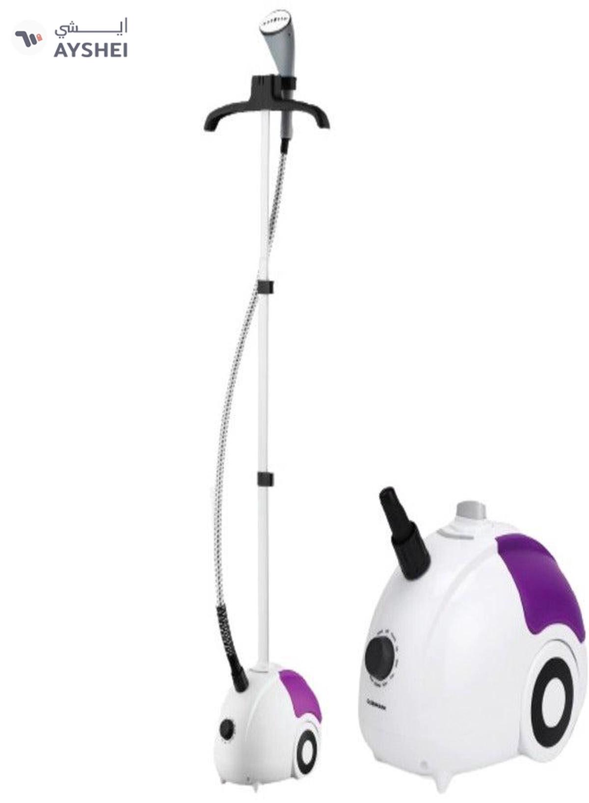 Olsenmark Garment Steamer with Water Tank, Fast Heating, Aluminum Pole, Ergonomic Grip-0-portrait