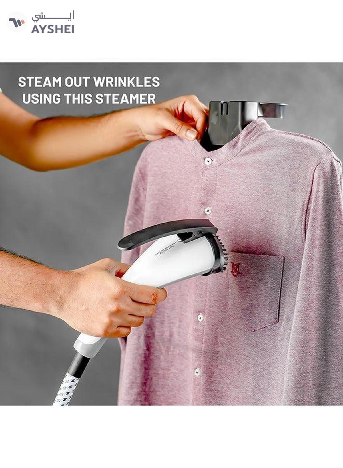 Olsenmark Garment Steamer with Water Tank, Fast Heating, Aluminum Pole, Ergonomic Grip-6-6