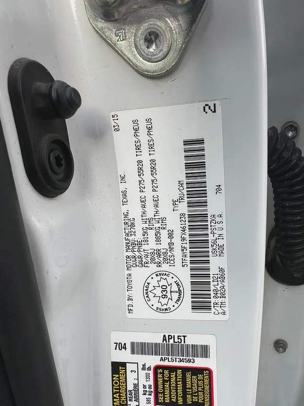 2015 Toyota Tundra Crewmax 1794 Edition - American Specs