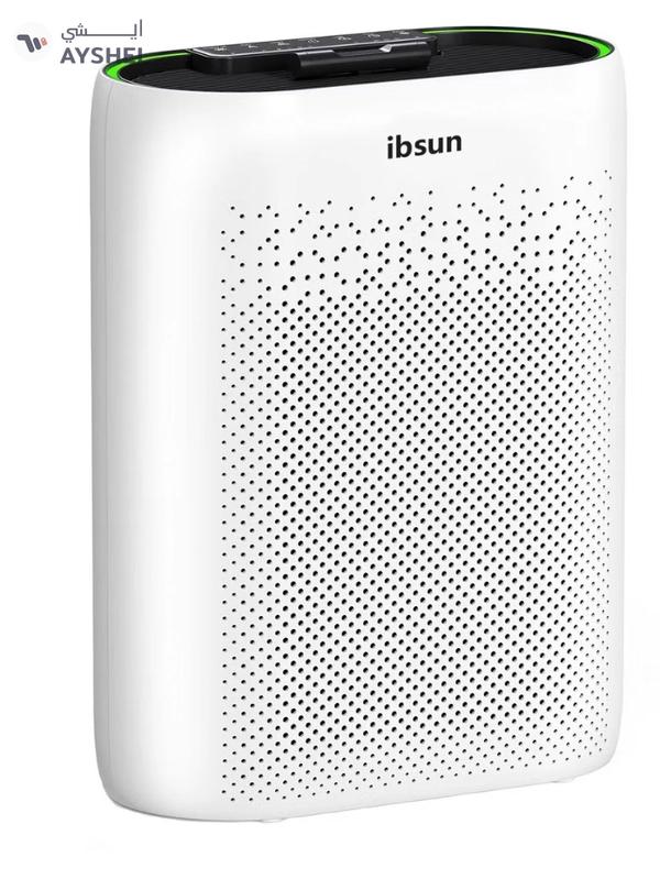 IBSUN Air Purifier Large Room Up to 60 ㎡ with Air Quality Sensors, H13 True HEPA Filter Remove 99.97% for Dust Pet Dander ZY2866