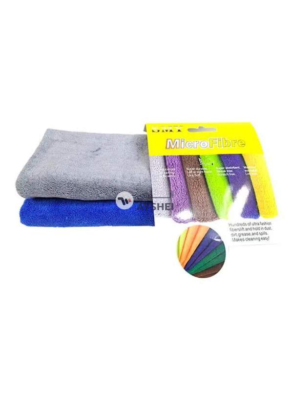 Generic Pack Of 2 Car Cleaning Microfiber Towels