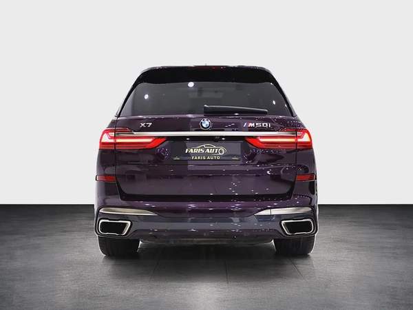 BMW X7 M SPORT 50i - 7 SEATER - MERIN IVORY WHITE AND FINEWOOD TRIM FINELINE IN INTERIOR