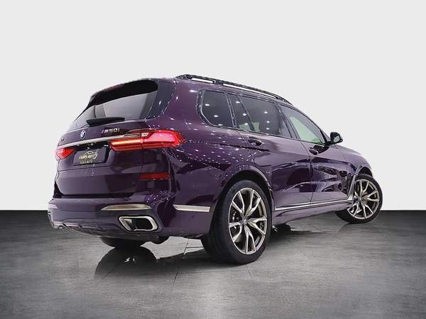 BMW X7 M SPORT 50i - 7 SEATER - MERIN IVORY WHITE AND FINEWOOD TRIM FINELINE IN INTERIOR