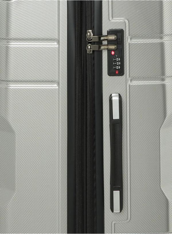 British Tourister British Tourister 3-Piece ABS Hard Shell Luggage Set (20/24/28 Inch) with Expandable Layer – Lightweight Suitcases with Spinner Wheels, Aluminium Trolley – Travel Trolley Bag Set