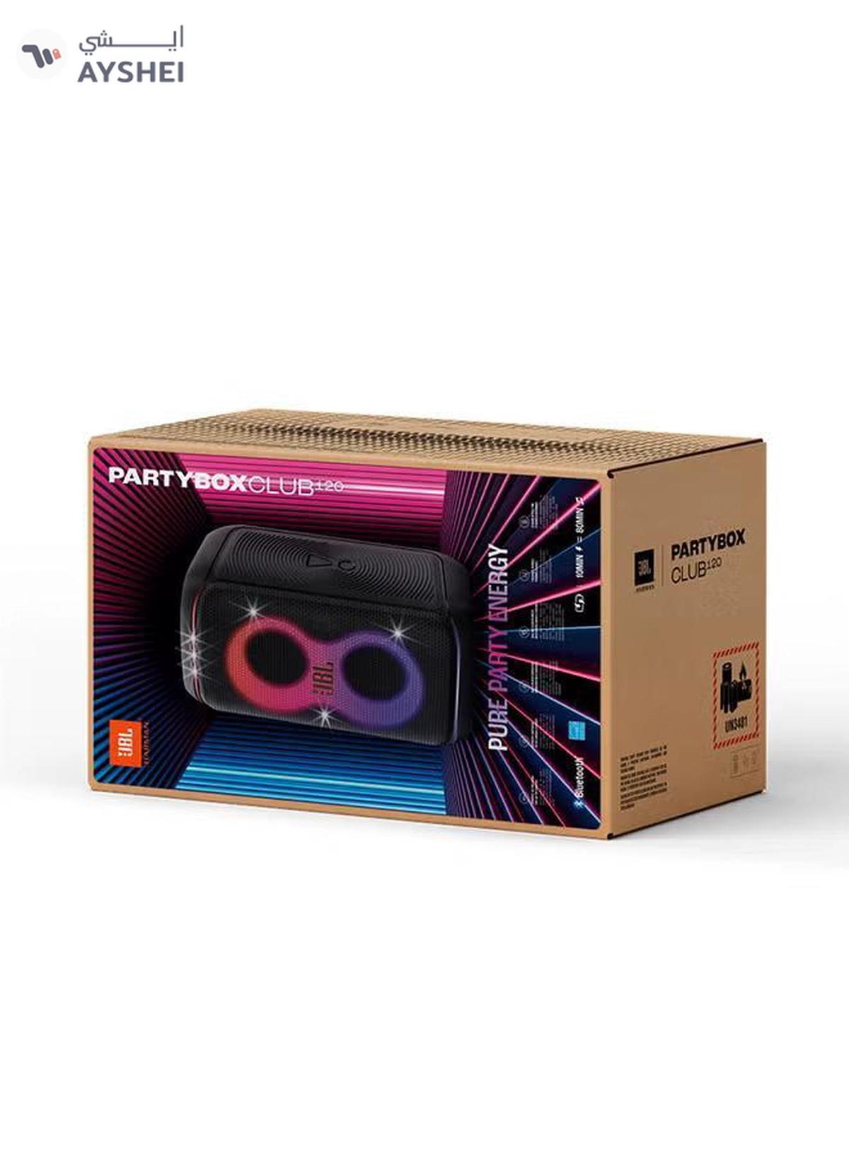 JBL Partybox Club 120 Portable Party Speaker Black-5-5