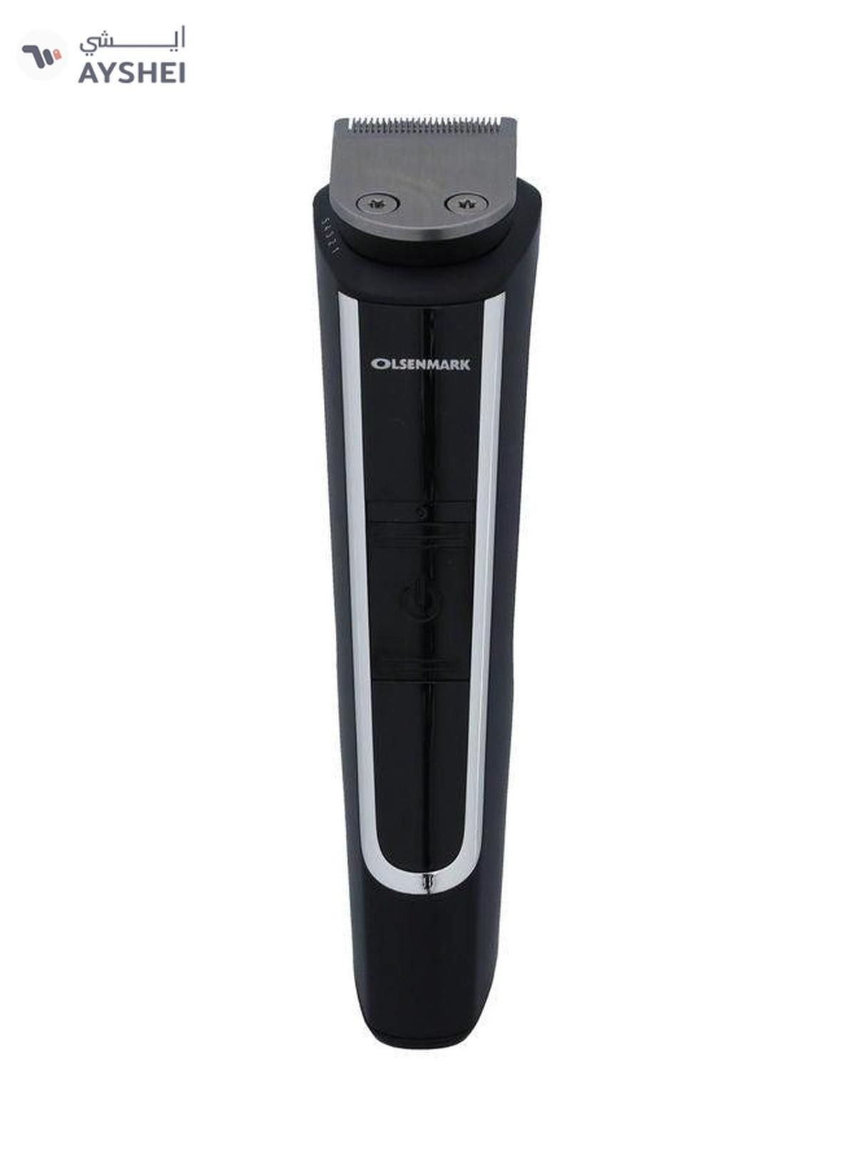 Olsenmark Rechargeable Hair And Beard Trimmer Black/Silver 0.279kg-0-portrait