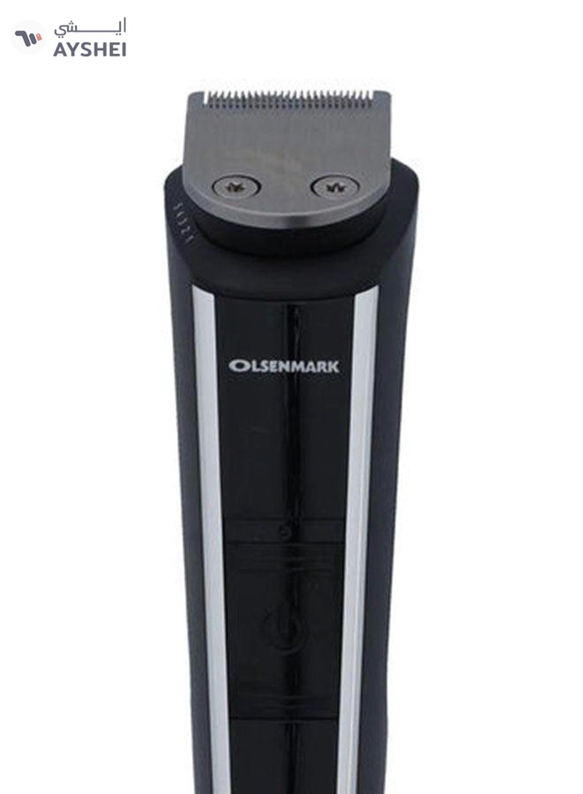 Olsenmark Rechargeable Hair And Beard Trimmer Black/Silver 0.279kg-1-portrait