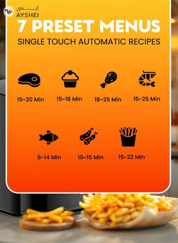 SONASHI 8L Digital Air Fryer With Temperature Control