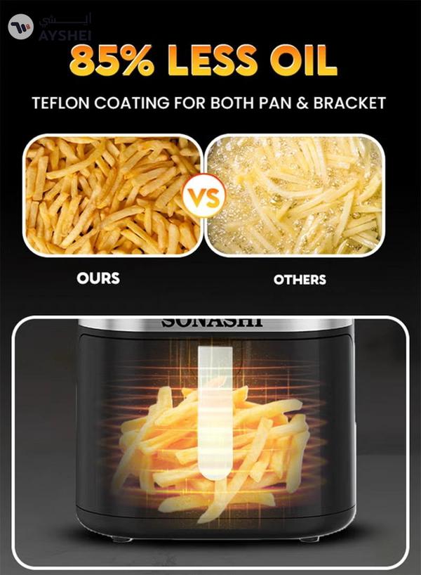 SONASHI 8L Digital Air Fryer With Temperature Control