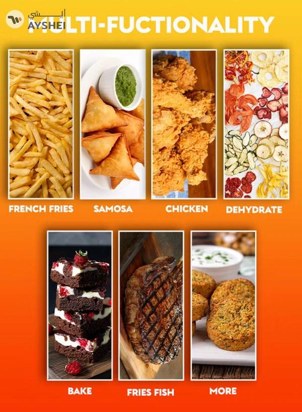 SONASHI 8L Digital Air Fryer With Temperature Control