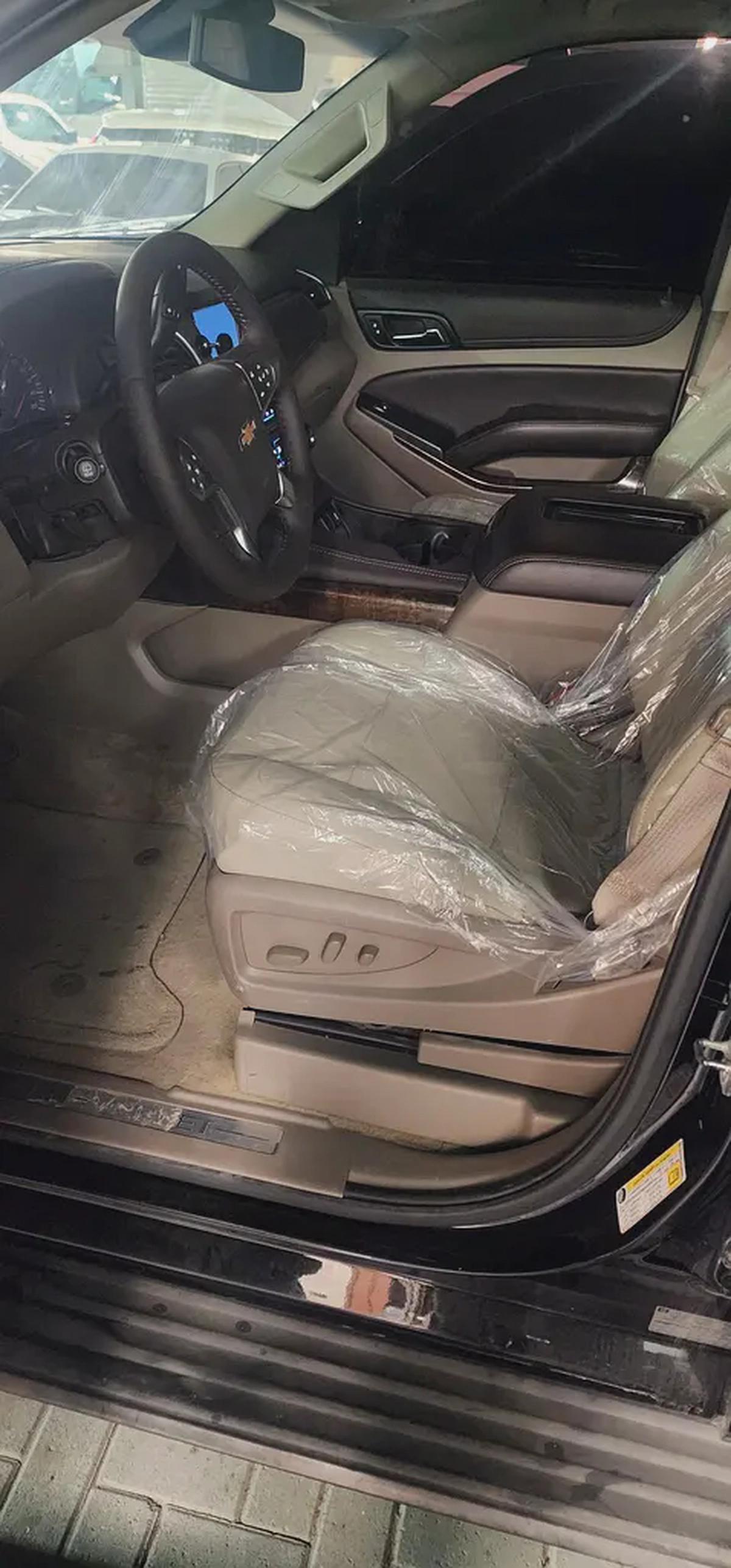 شيفرولية تاهو 2015 مواصفات خليجية بحالة جيدة-7-7