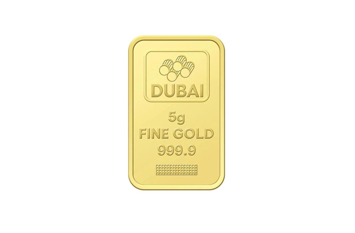 Dubai Gold 5 Grams Pure 999.9 Fine Gold Bar-2-2
