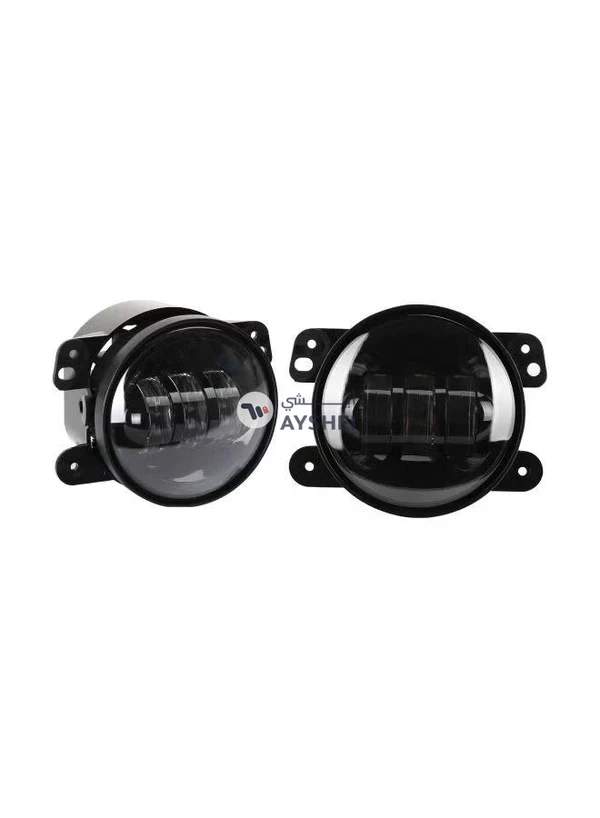 Generic 2-Piece Replacement LED Fog Light Set Replacement For Jeep Wrangler (1997-2017)
