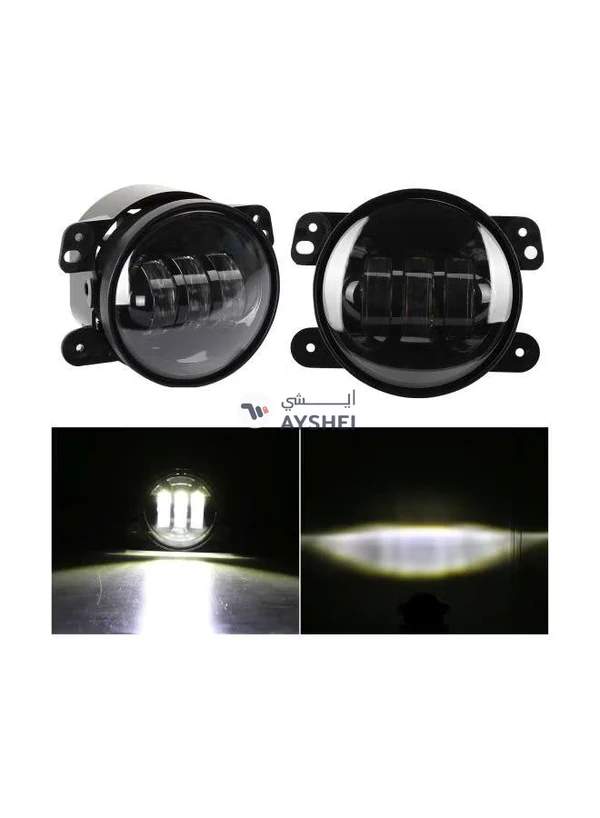 Generic 2-Piece Replacement LED Fog Light Set Replacement For Jeep Wrangler (1997-2017)