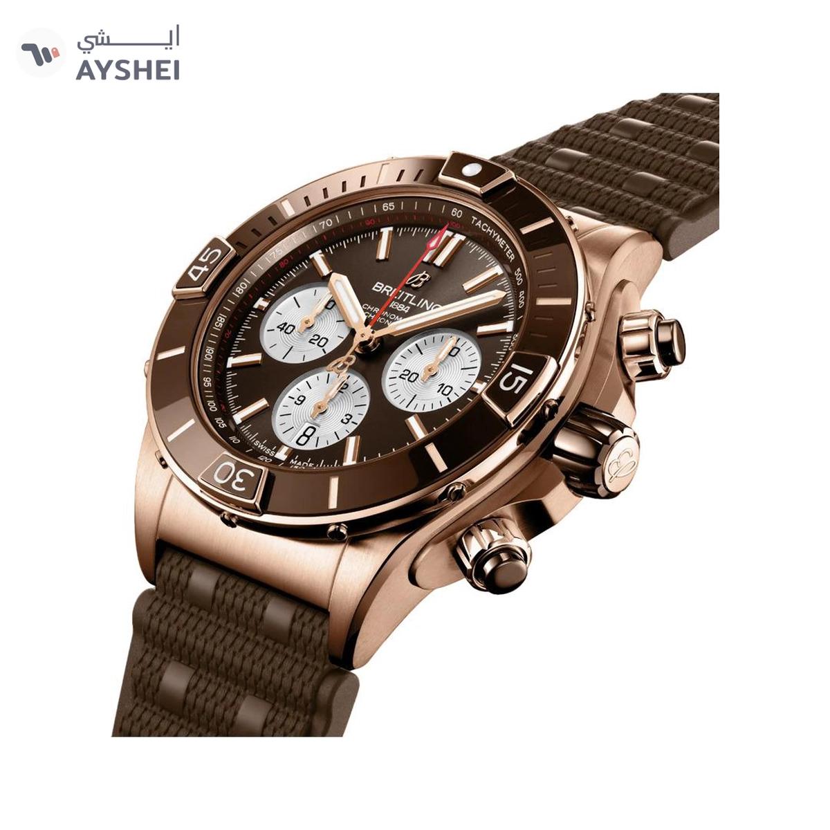 Breitling Super Chronomat RB0136E31Q1S1 Automatic Red Gold 44mm Brown Dial Men’s Watch-1-1