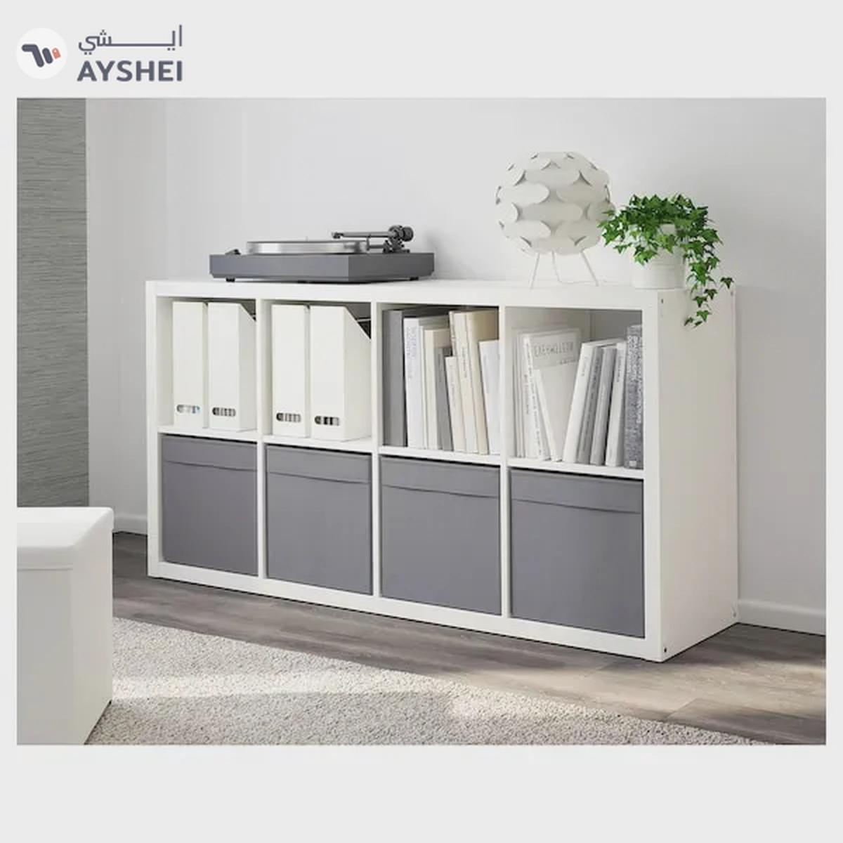 DRÖNA Storage Box - Dark Grey, 33x38x33 cm-4-4