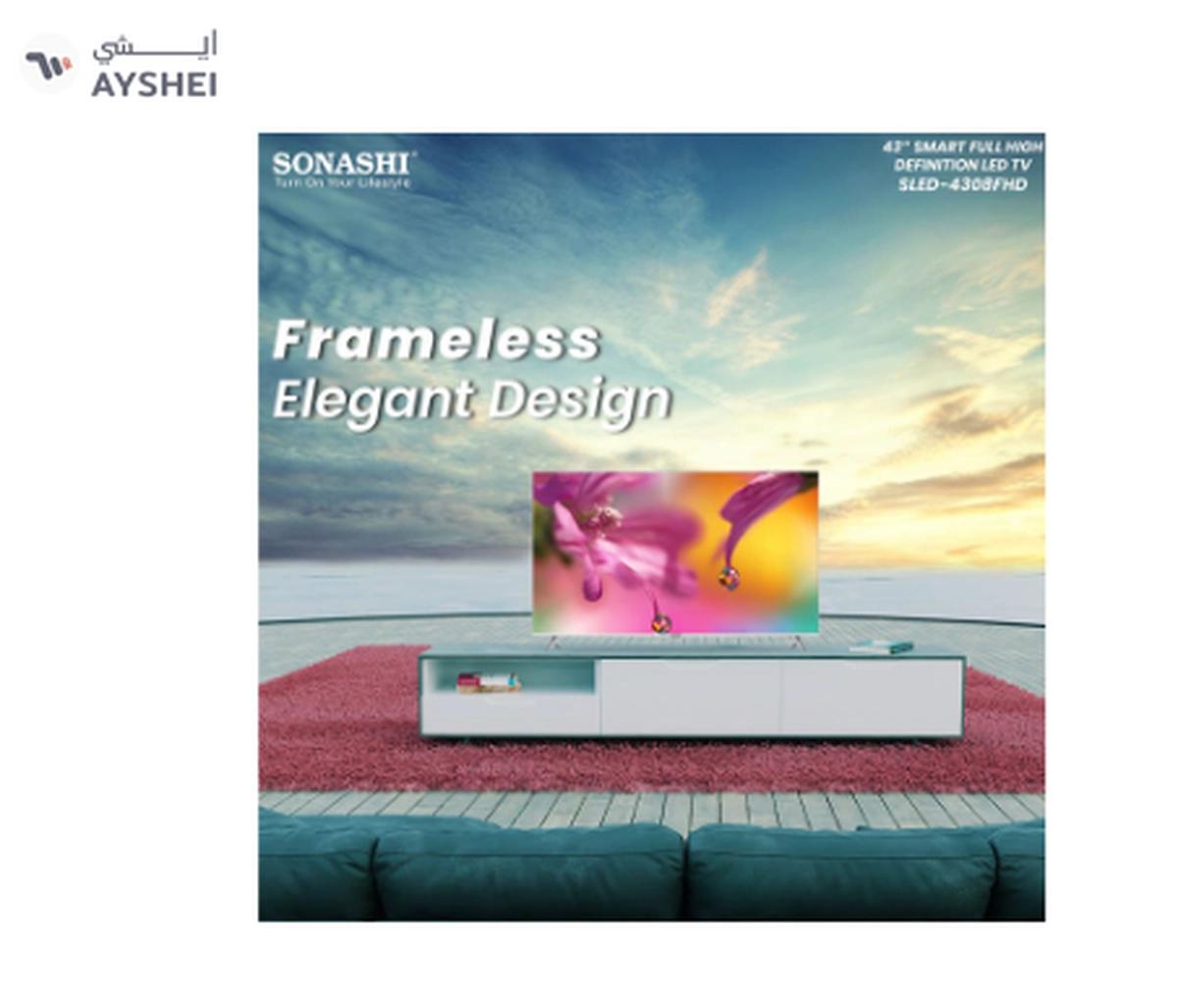 Sonashi 43-Inch Frameless Ultra High Definition Led Tv With Smart And Wifi Function-1-1