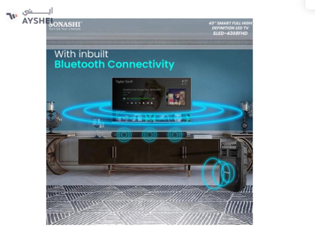 Sonashi 43-Inch Frameless Ultra High Definition Led Tv With Smart And Wifi Function-4-4