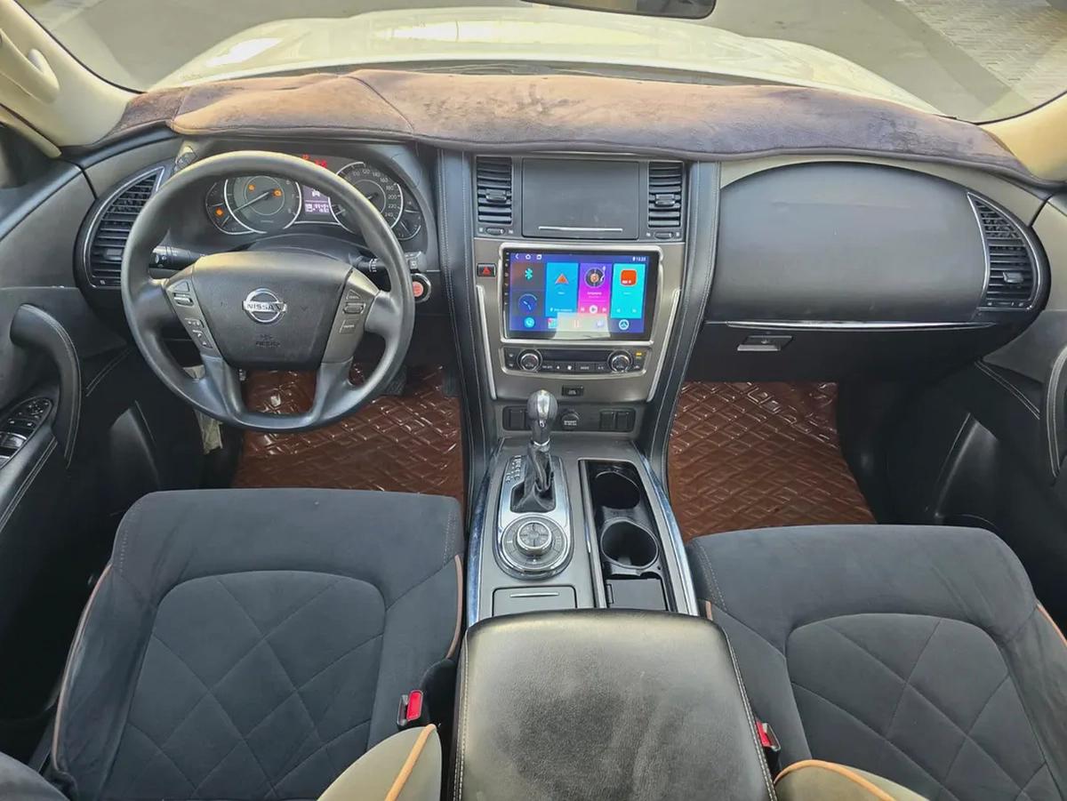 نيسان باترول 2019 مواصفات خليجية 6 سلندر بحالة جيدة-8-8