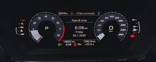 2025 Audi 3 S-line,GCC Spec,Unlimited Al-naboodah Warranty Till Mar 2028 and 5 yrs Service cont for