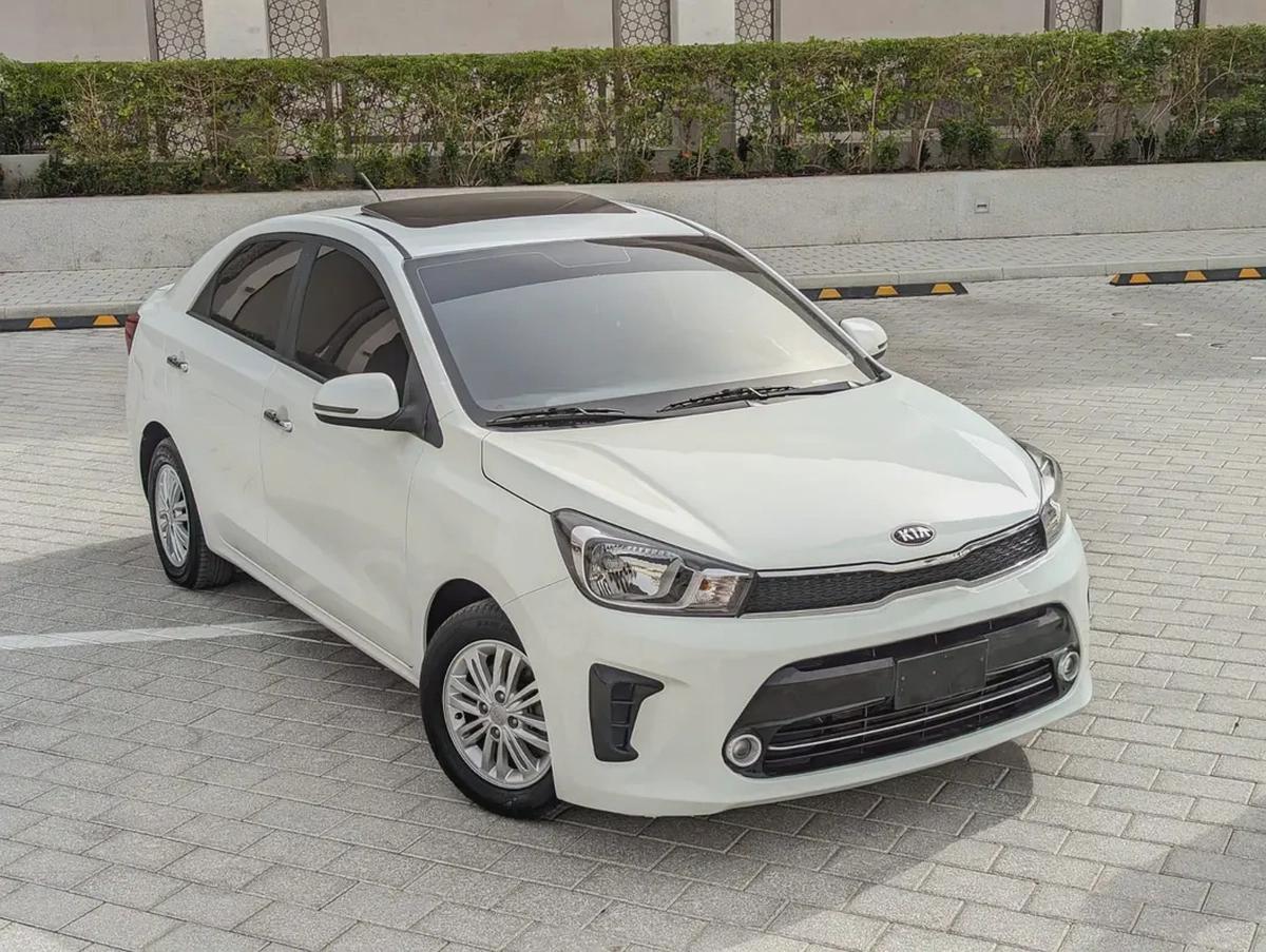 Kia Pegas 2020, MPI Top, GCC Premium Condition With Low KM Perfect Family Sedan With Sunroof and Nav-4-4