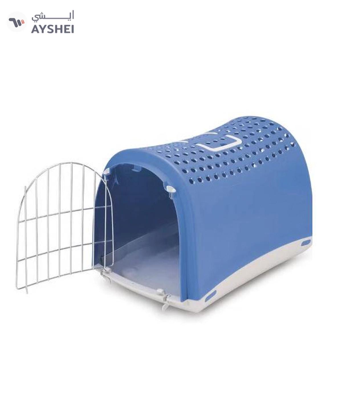 IMAC ITALY Imac Linus Carrier For Cats And Dogs - Second Life Plastic 50 X 32 34.5cm Color Blue-1-1