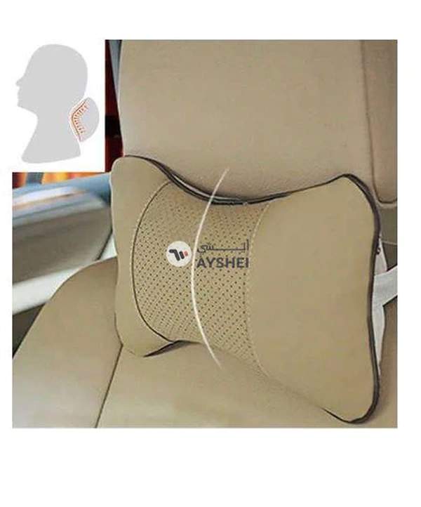 Bluelans Hole-Digging Car Headrest Neck Auto Safety Pillow