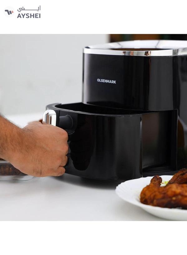 Olsenmark 3.5L Digital Air Fryer – Oil-Free Healthy Cooking with Non-Stick Pot & Tray
