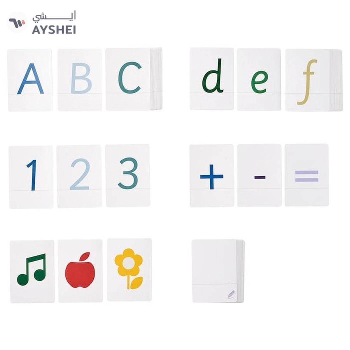 IKEA UNDERHÅLLA Cards with Letters, Numbers, and Signs – A Fun Learning Tool for Young Minds-0-portrait