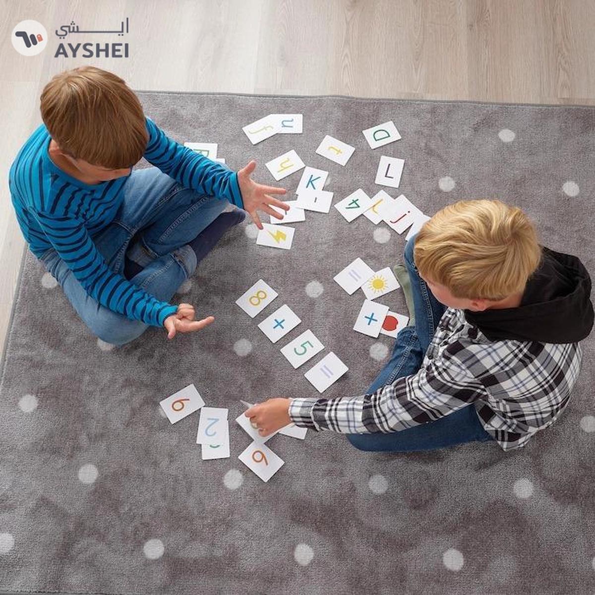 IKEA UNDERHÅLLA Cards with Letters, Numbers, and Signs – A Fun Learning Tool for Young Minds-1-1