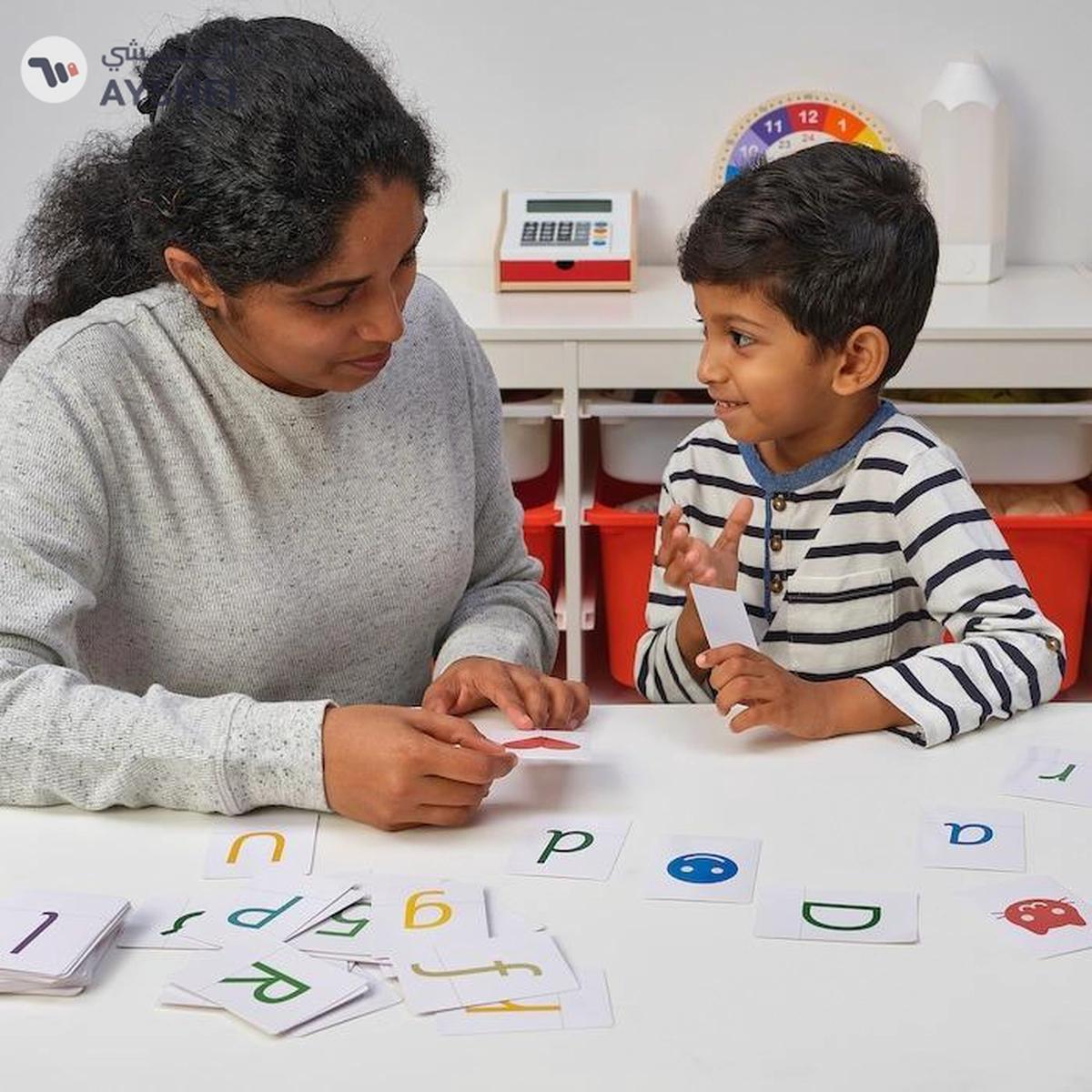 IKEA UNDERHÅLLA Cards with Letters, Numbers, and Signs – A Fun Learning Tool for Young Minds-2-2