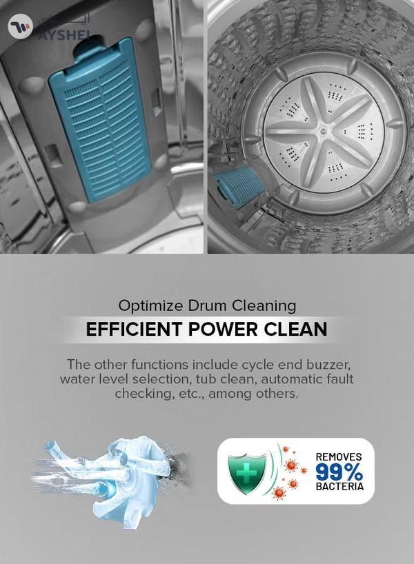 GEEPAS 6 KG Fully Automatic Washing Machine| Top Load Equipped with Big Pulsator