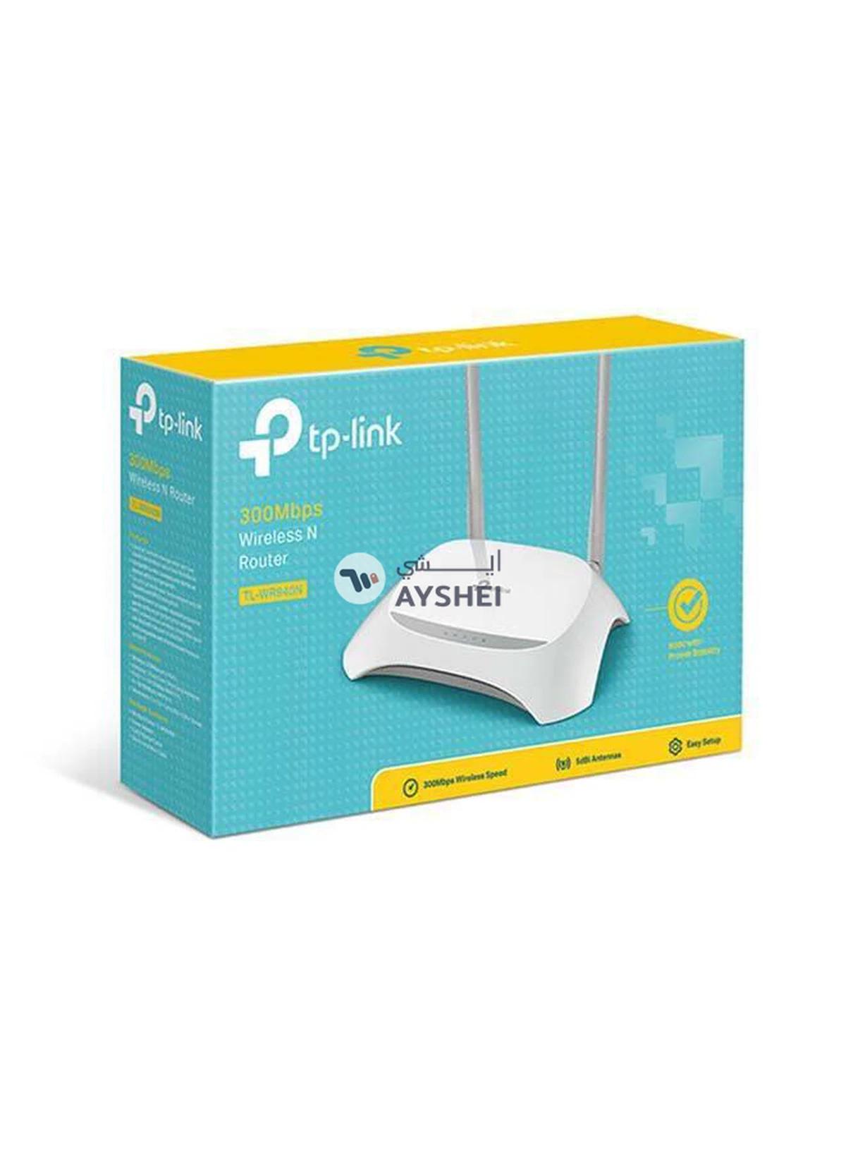 Wireless N Router TL WR840N 300Mbps Tp link White-3-3