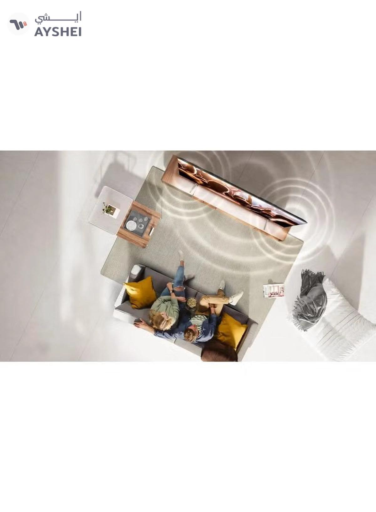 Hisense 100 Inch QLED, VIDAA U8, Smart TV, Dolby Atmos, 144Hz Game Mode Pro, Quantum Dot Color, Built-in Subwoofer, Full Array, AI Adaptive 100Q7Q Black-3-3